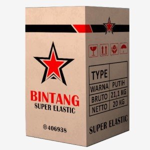 Elastic 3/4 - 1 1/2" + K 10 SJ Bintang
